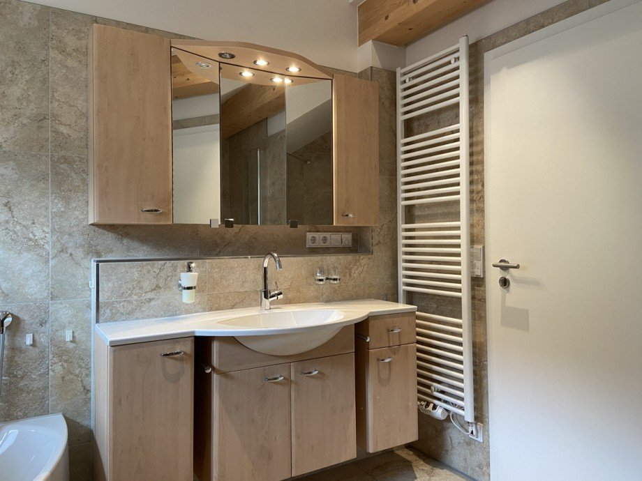 Badezimmer Dachgeschosswohnung Oberstaufen