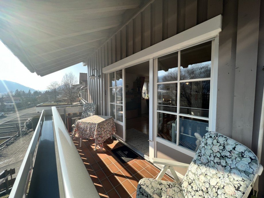 Balkon/ Wohnzimmer Etagenwohnung Oberstaufen / Wiedemannsdorf