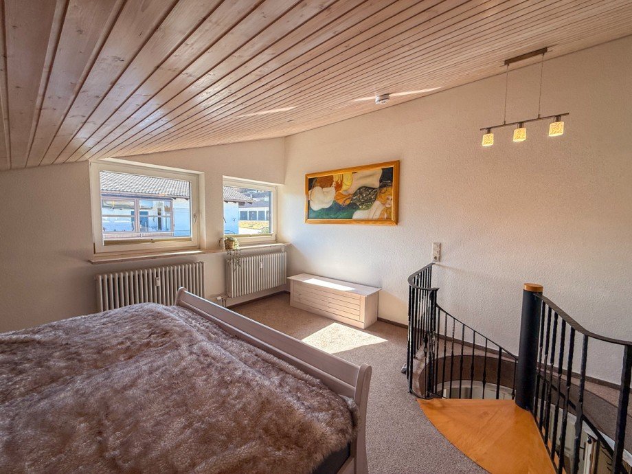 Schlafzimmer Maisonettewohnung Oberreute