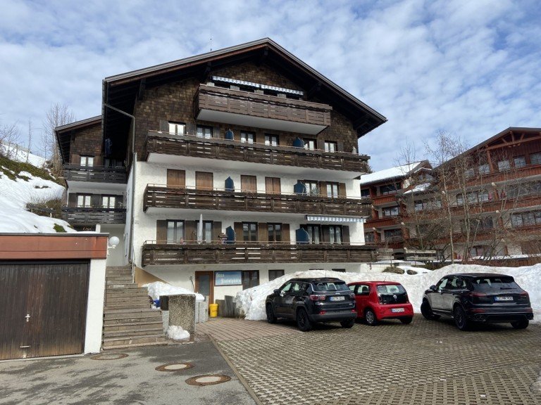S�dansicht Oberstaufen Wei�ach Etagenwohnung Gelegenheit - kleine Ferienwohnung im Allg�u!