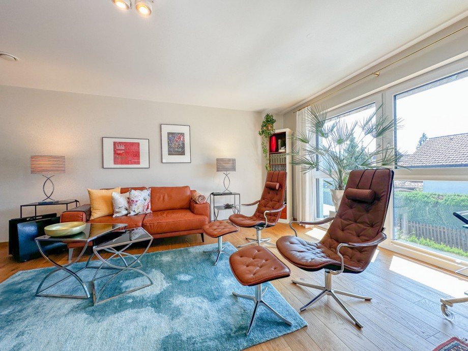 Wohnzimmer Etagenwohnung Oberstaufen