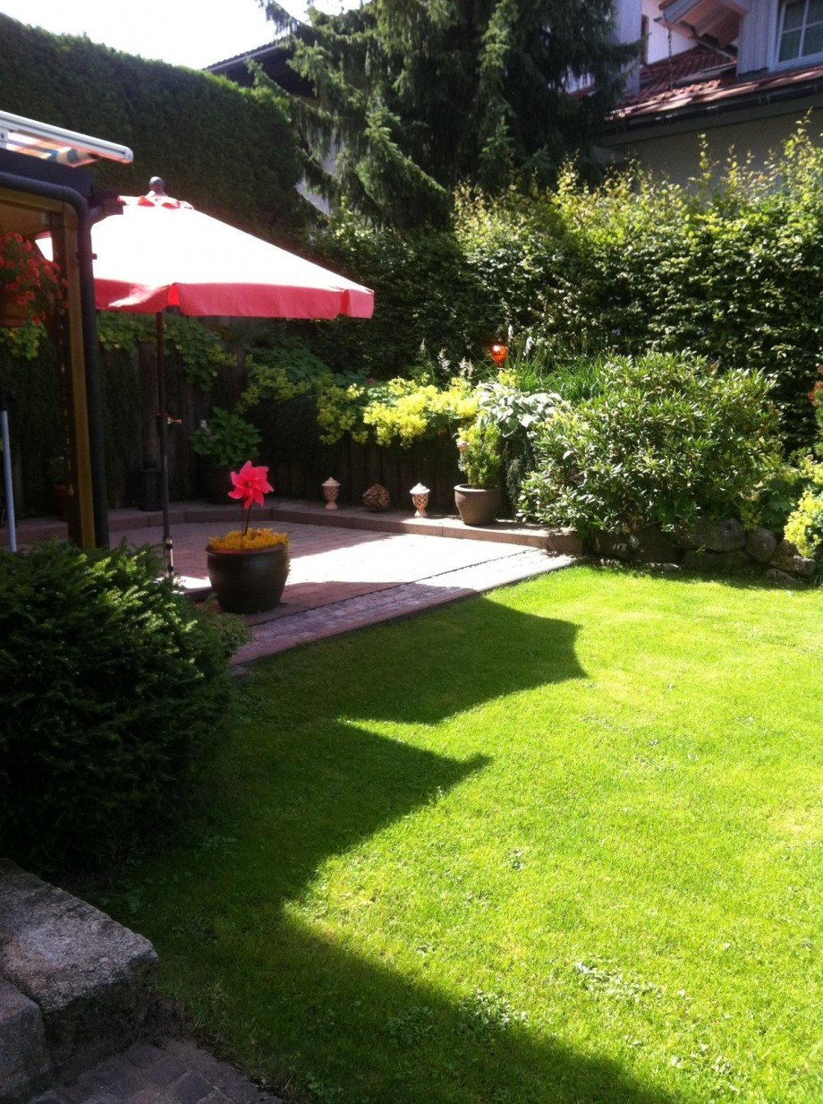 Garten Erdgeschosswohnung Oberstaufen