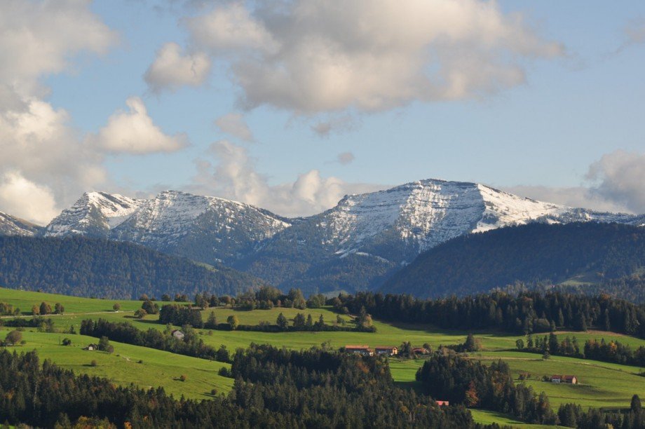 Aussicht Hochgrat Einfamilienhaus Oberreute