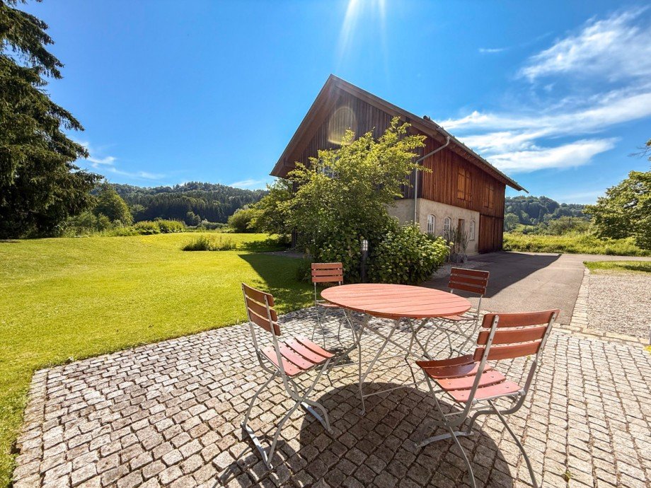 Hinterhof Bauernhaus Oberg�nzburg