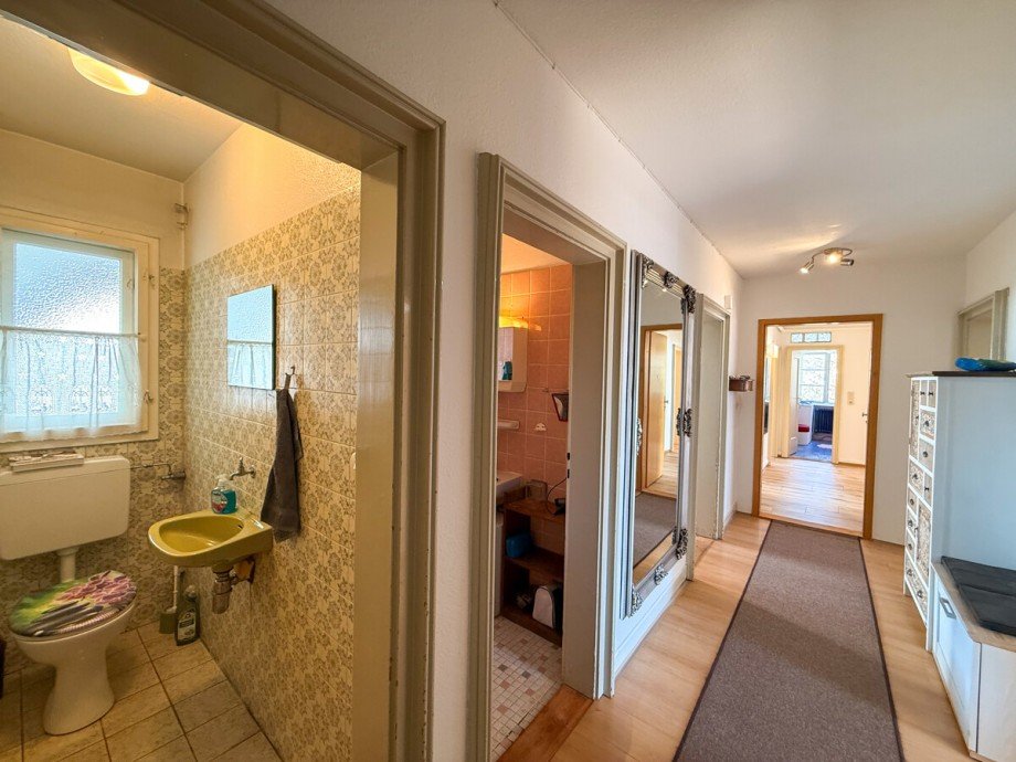 Wohungsflur / G�ste WC Etagenwohnung Lindau