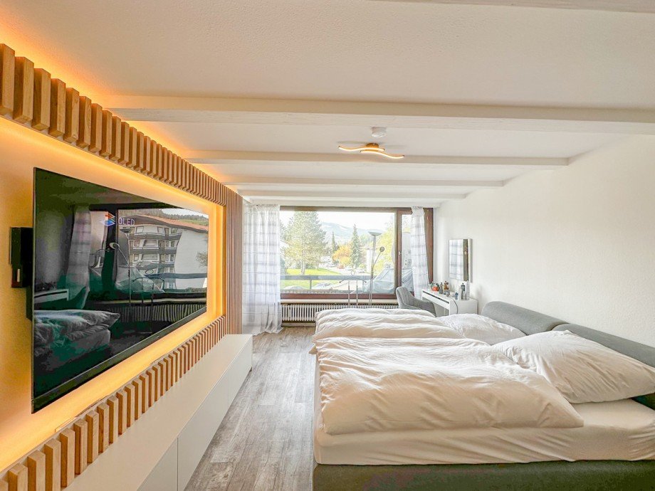 Wohnzimmer Etagenwohnung Oberstaufen