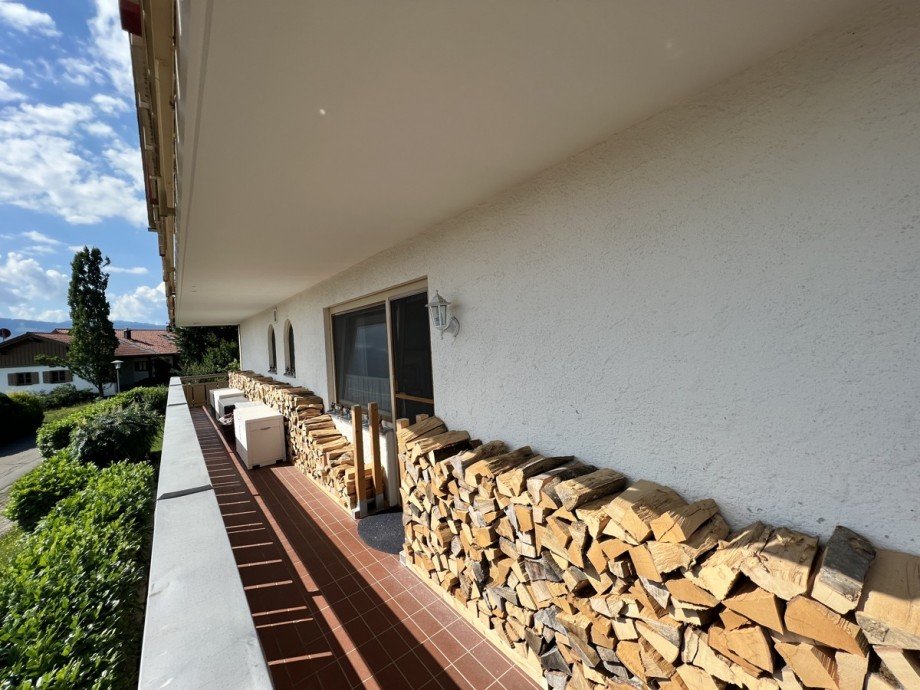 umlaufender Balkon Etagenwohnung Oberreute