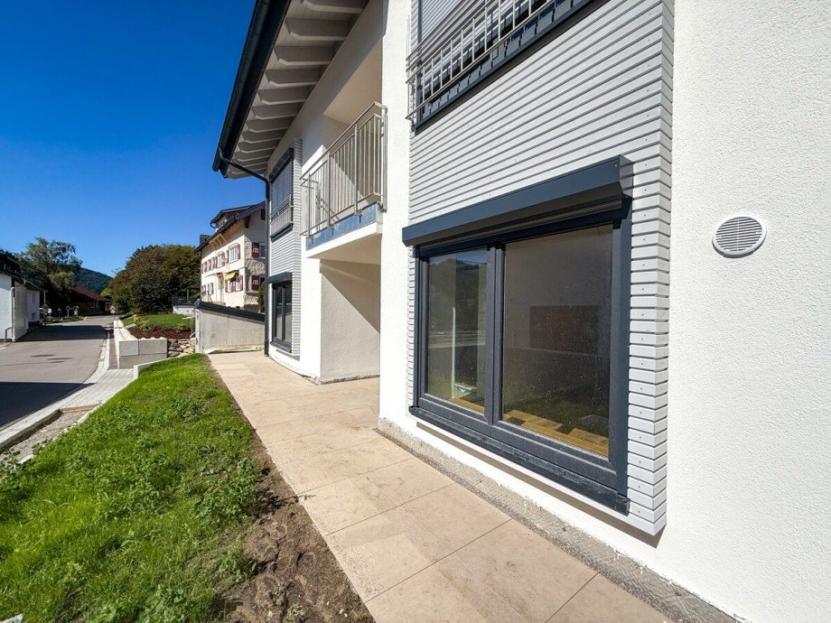 Terrasse Erdgeschosswohnung Oberstaufen / Wiedemannsdorf