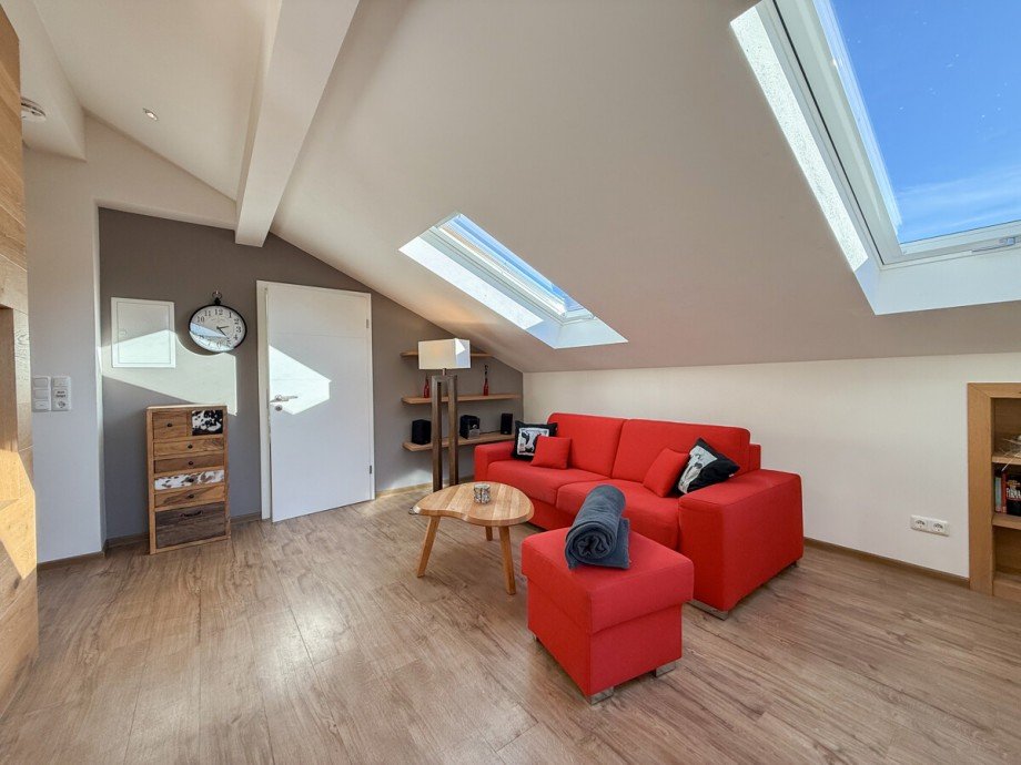 Wohn-Esszimmer Dachgeschosswohnung Oberstaufen / Wiedemannsdorf