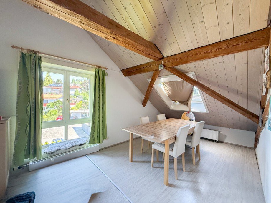Essbereich Dachgeschosswohnung Scheidegg / Lindenau