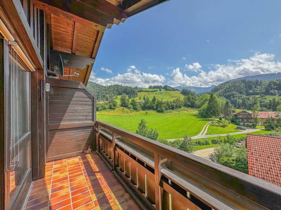 S�d-Balkon Etagenwohnung Oberstaufen / Wei�ach