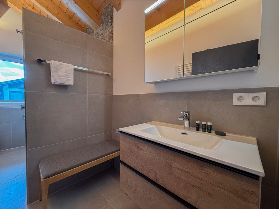 Badezimmer Dachgeschosswohnung Oberstaufen / Wiedemannsdorf