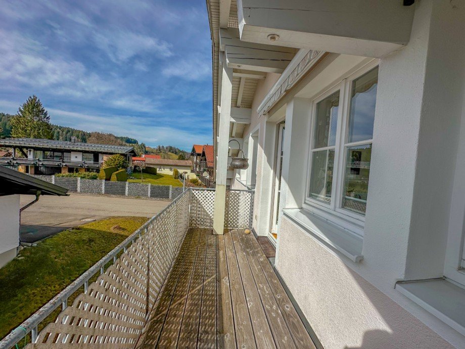 Balkon Dachgeschosswohnung Oberstaufen