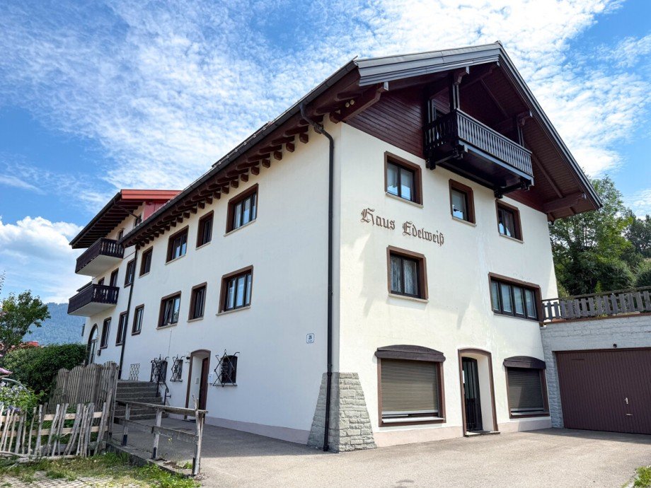 Hausansicht Etagenwohnung Oberstaufen / Steibis