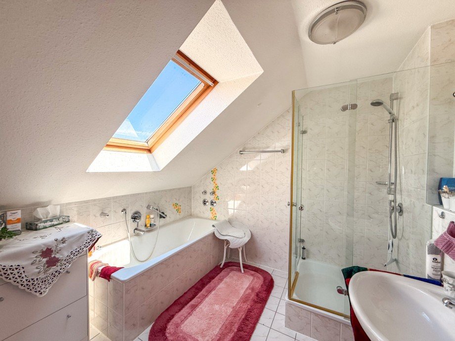 Badezimmer Dachgeschosswohnung Wasserburg (Bodensee)
