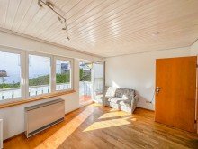 Wohnzimmer Kleines Einfamilienhaus 
 mit PANORAMA - BERGBLICK in 
 Oberreute im Allg�u