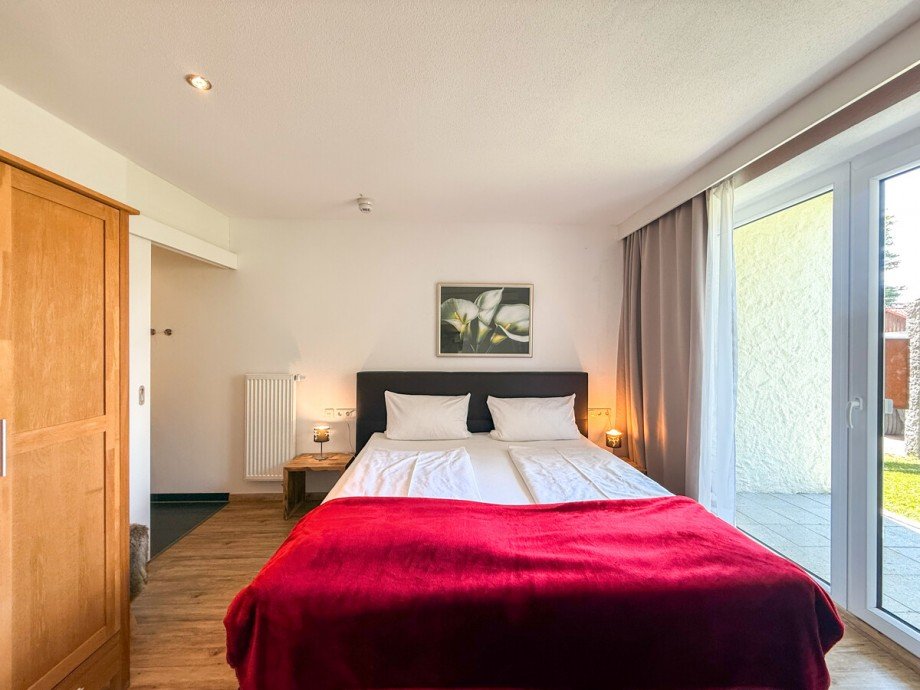 Schlafzimmer Erdgeschosswohnung Oberstaufen / Kalzhofen