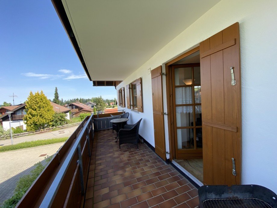 West-Balkon Etagenwohnung Weiler-Simmerberg