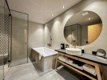 Badezimmer Exklusives Maisonette-Chalet mit ca. 101 m� Wohnfl�che 
 in den Amrai Suites - Schruns