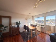 Wohn/Esszimmer Kapitalanlage mit Weitblick in Lindenberg im Allg�u: 3-Zimmer-Wohnung mit Westbalkon und Tiefgarage