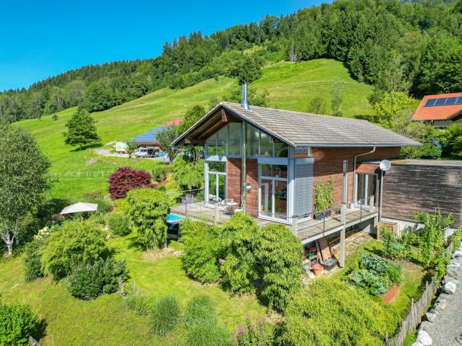 S�d-Ost-Ansicht Einfamilienhaus Oberstaufen / Wiedemannsdorf