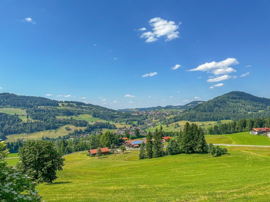 Ausblick Richtung Oberstaufen Erdgeschosswohnung Oberstaufen / Steibis