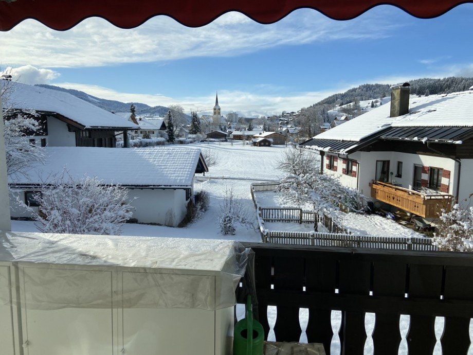 Balkon 1 OG. Etagenwohnung Oberstaufen