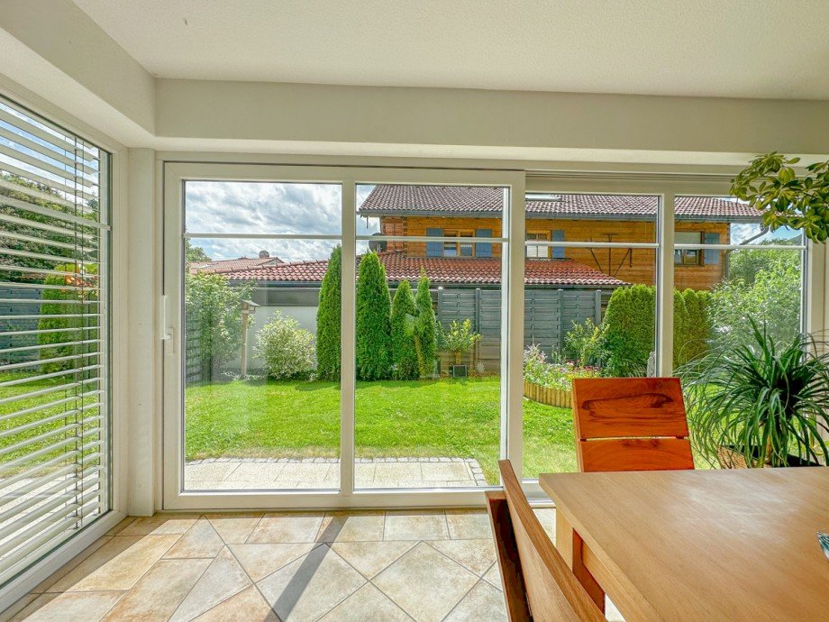 Sicht in den Garten Einfamilienhaus Immenstadt im Allg�u / Rauhenzell