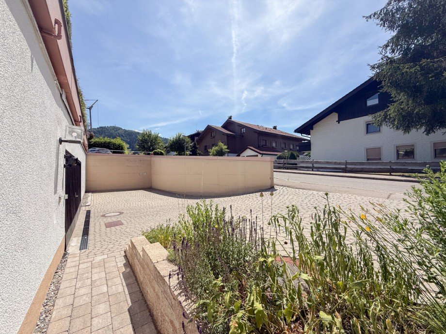 Zufahrt Tiefgarage Penthousewohnung Oberstaufen