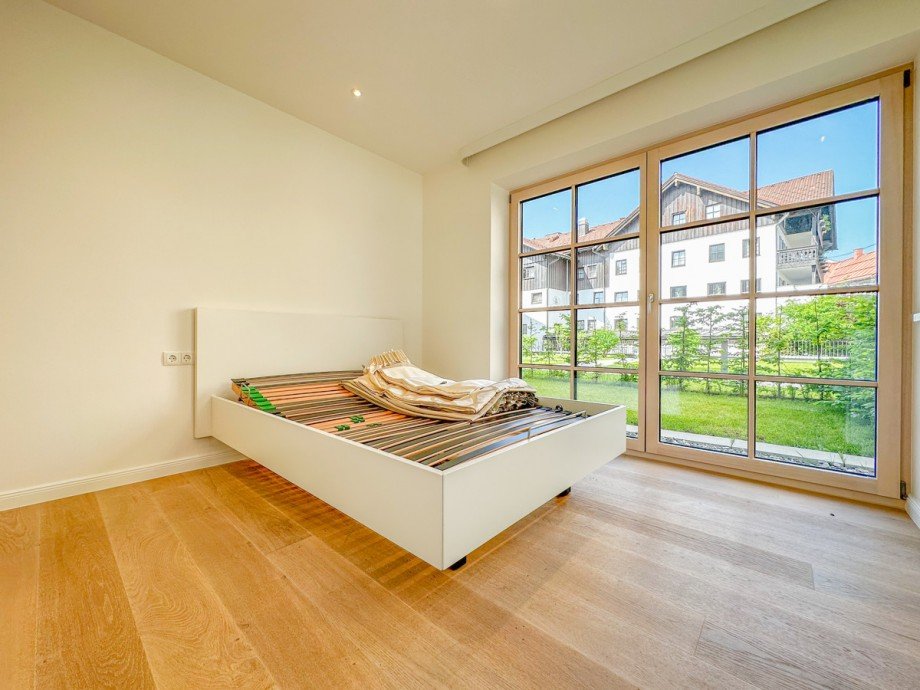 Schlafzimmer Terrassenwohnung Oberstaufen