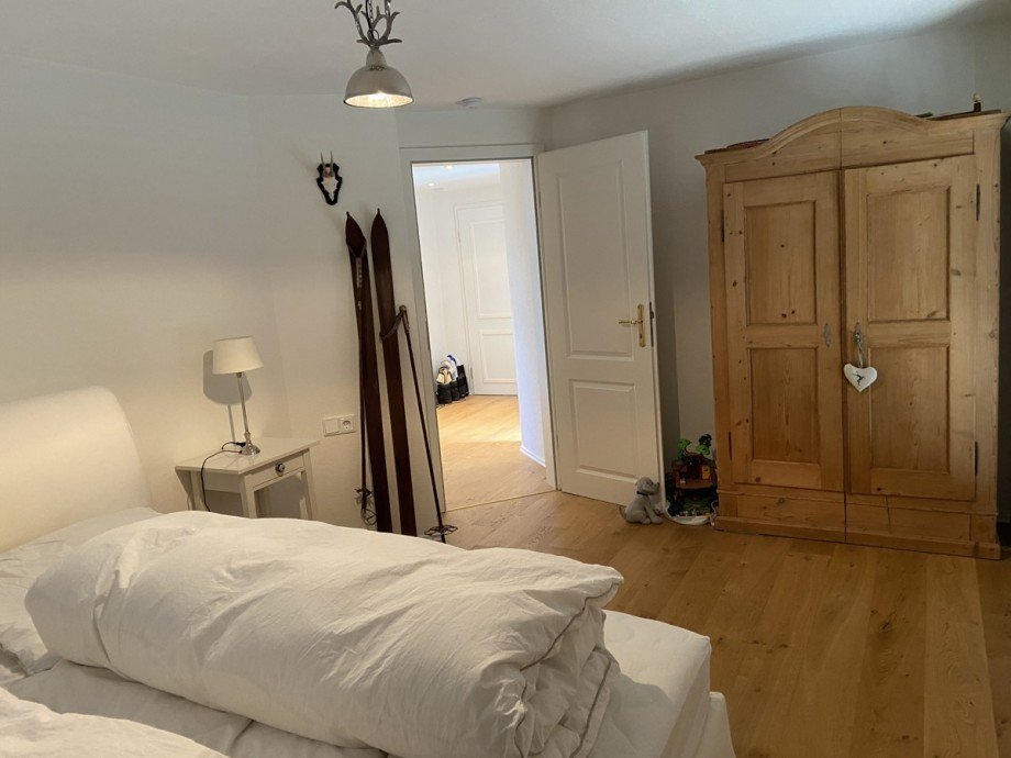 Schlafzimmer Erdgeschosswohnung Oberstaufen / Steibis