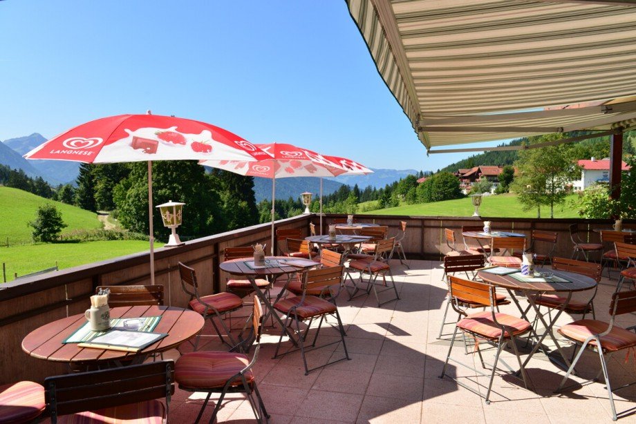 S�dterrasse Sommer Hotels Oberjoch