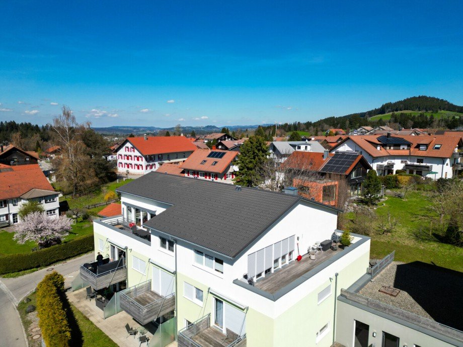 Dachansicht Erdgeschosswohnung Weiler-Simmerberg / Simmerberg