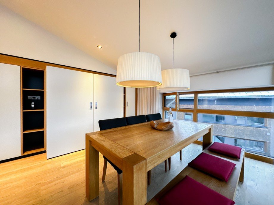 Essbereich ( Chalet Kapf ) Dachgeschosswohnung Oberstaufen