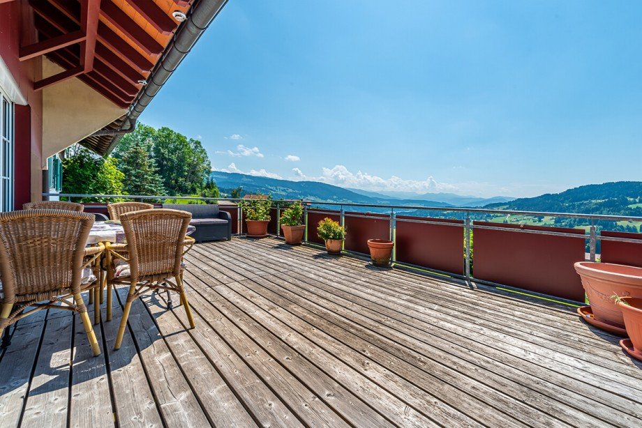 Terrasse Bauernhaus Oberstaufen