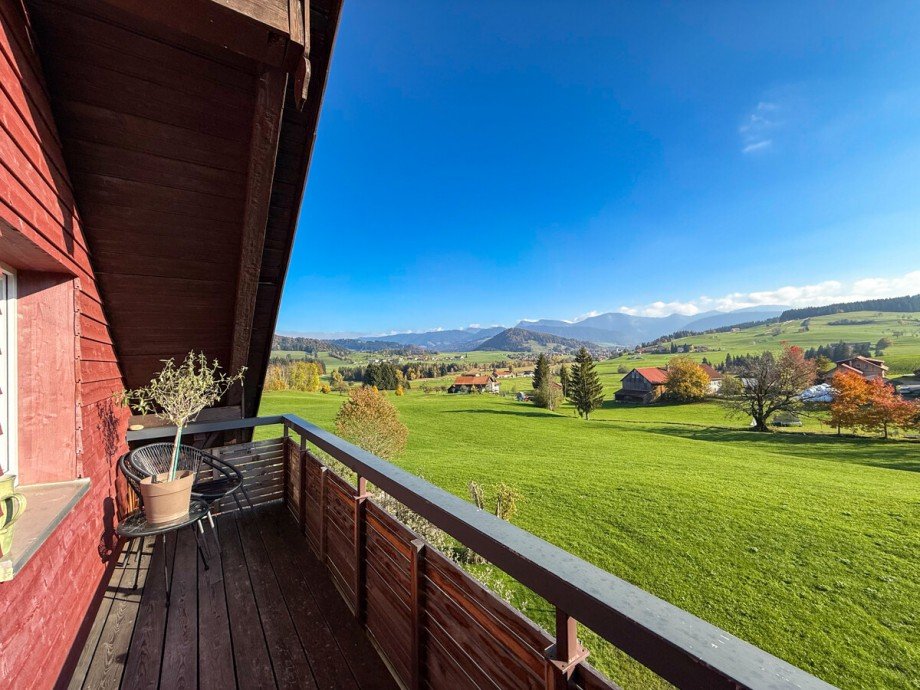 Balkon Dachgeschosswohnung Oberstaufen