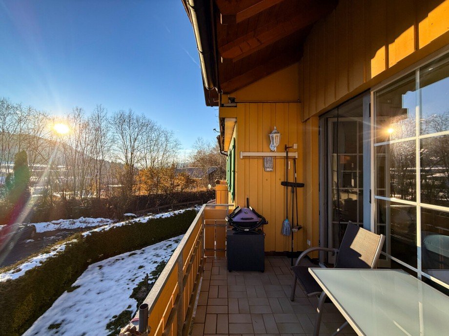 S�d Balkon Etagenwohnung Oberstaufen / Wei�ach