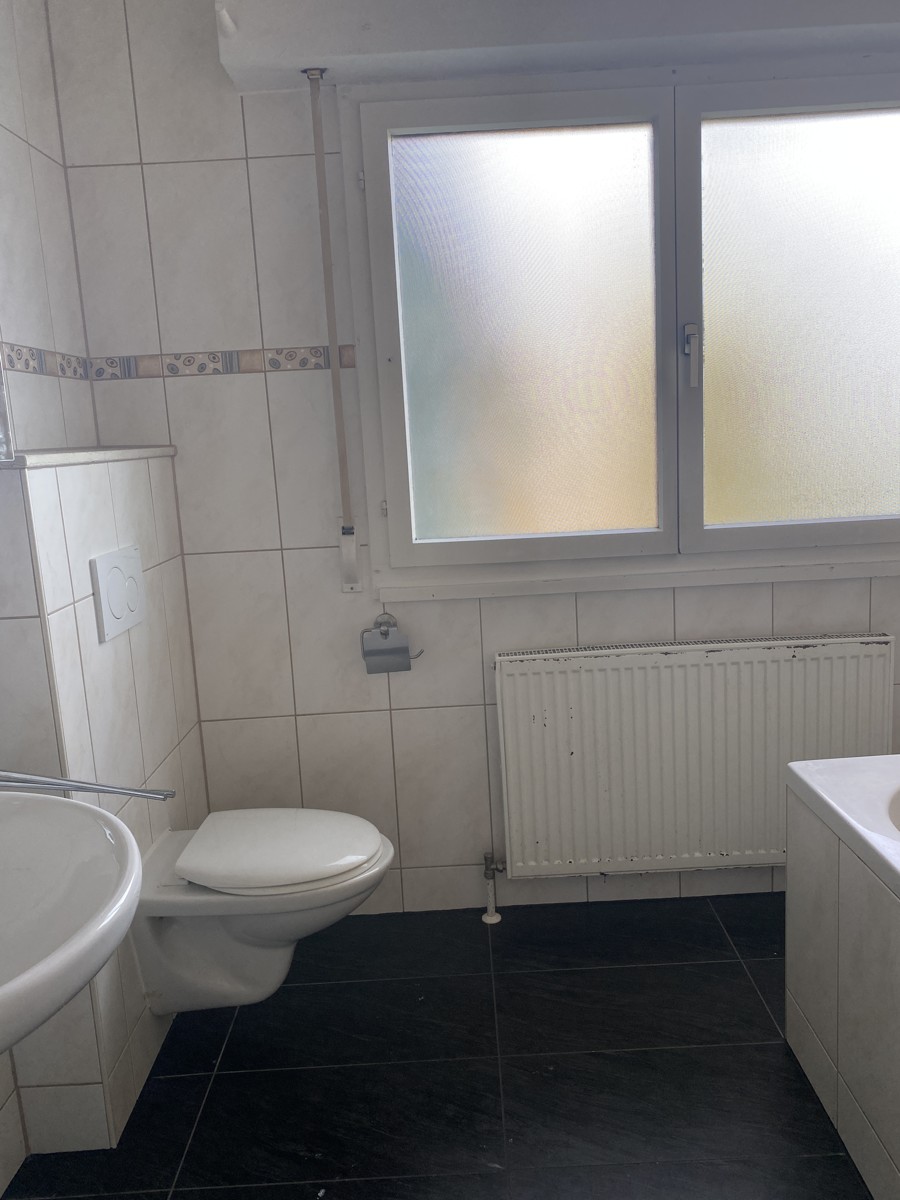 Badezimmer mit WC EG Einfamilienhaus Scheidegg / Lindenau