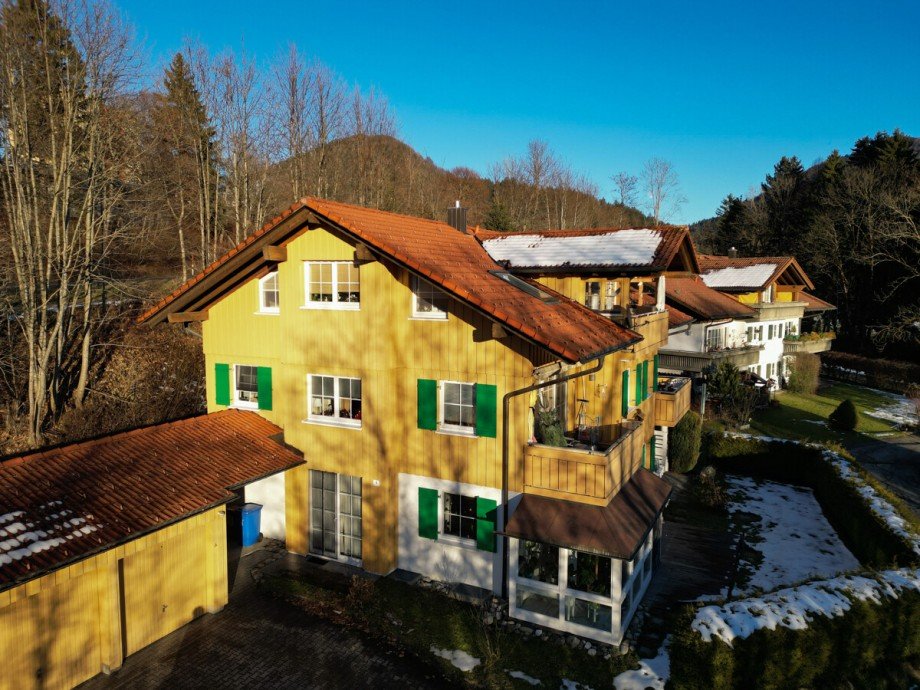 Hausansicht Etagenwohnung Oberstaufen / Wei�ach