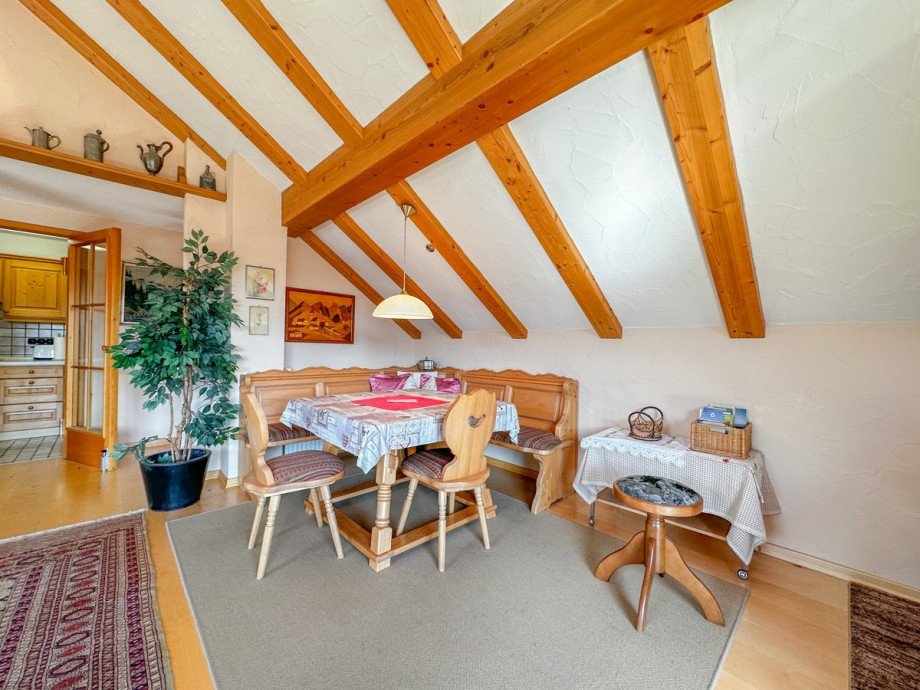 Wohn / Esszimmer Dachgeschosswohnung Oberstaufen