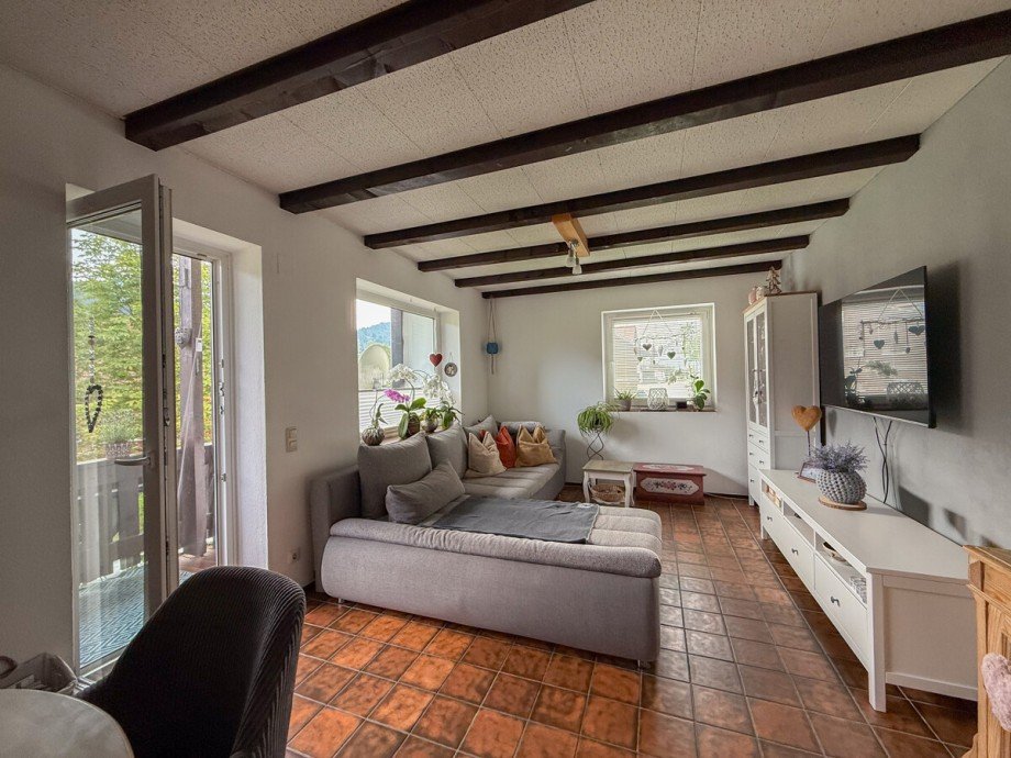 Wohnzimmer WHG OH West Mehrfamilienhaus Oberstaufen / Wiedemannsdorf