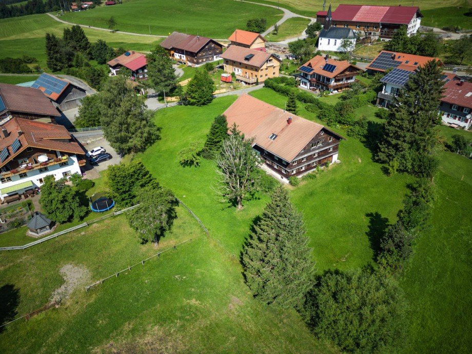 Vogelperspektive Bauernhaus Missen-Wilhams / Wiederhofen