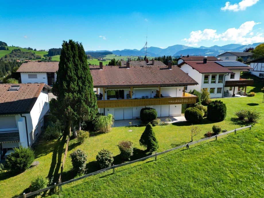 Hausansicht Maisonettewohnung Oberreute