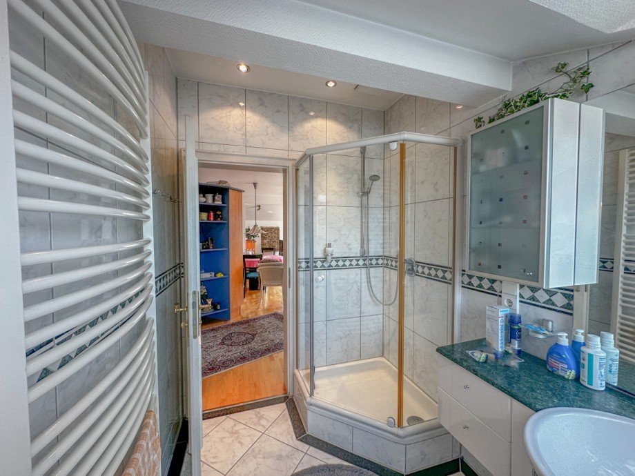 Badezimmer Dachgeschosswohnung Oberstaufen