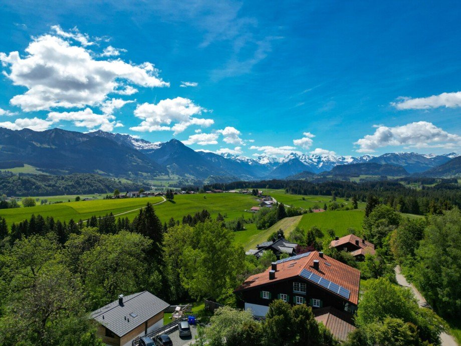Ausblick Einfamilienhaus Ofterschwang