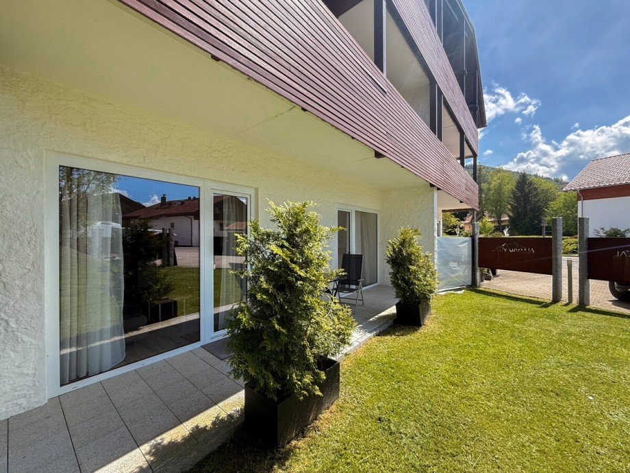 Terrasse Erdgeschosswohnung Oberstaufen / Kalzhofen