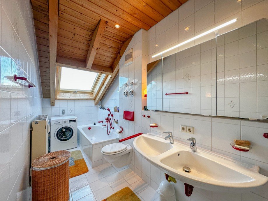 Badezimmer Maisonettewohnung Lindenberg im Allg�u