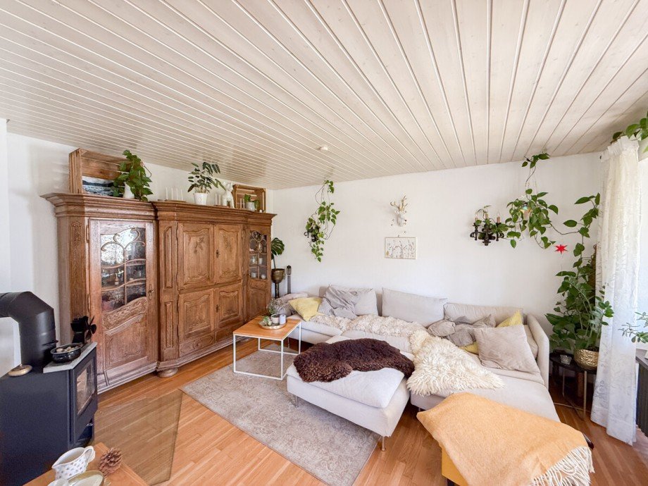 Wohnzimmer Doppelhaush�lfte Oberstaufen / Wiedemannsdorf
