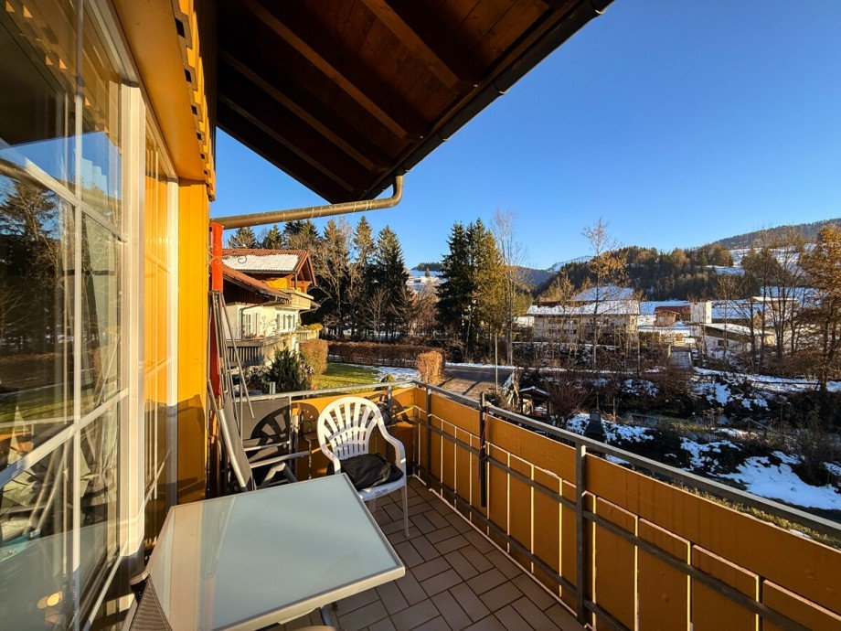 S�d Balkon Etagenwohnung Oberstaufen / Wei�ach