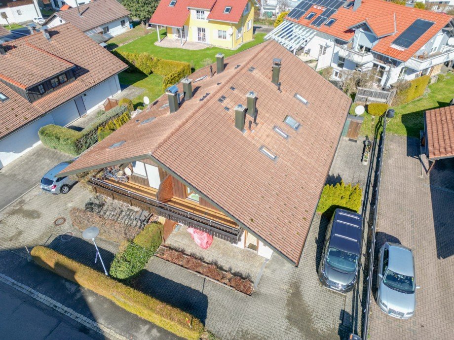 Vogelperspektive Maisonettewohnung Weiler-Simmerberg